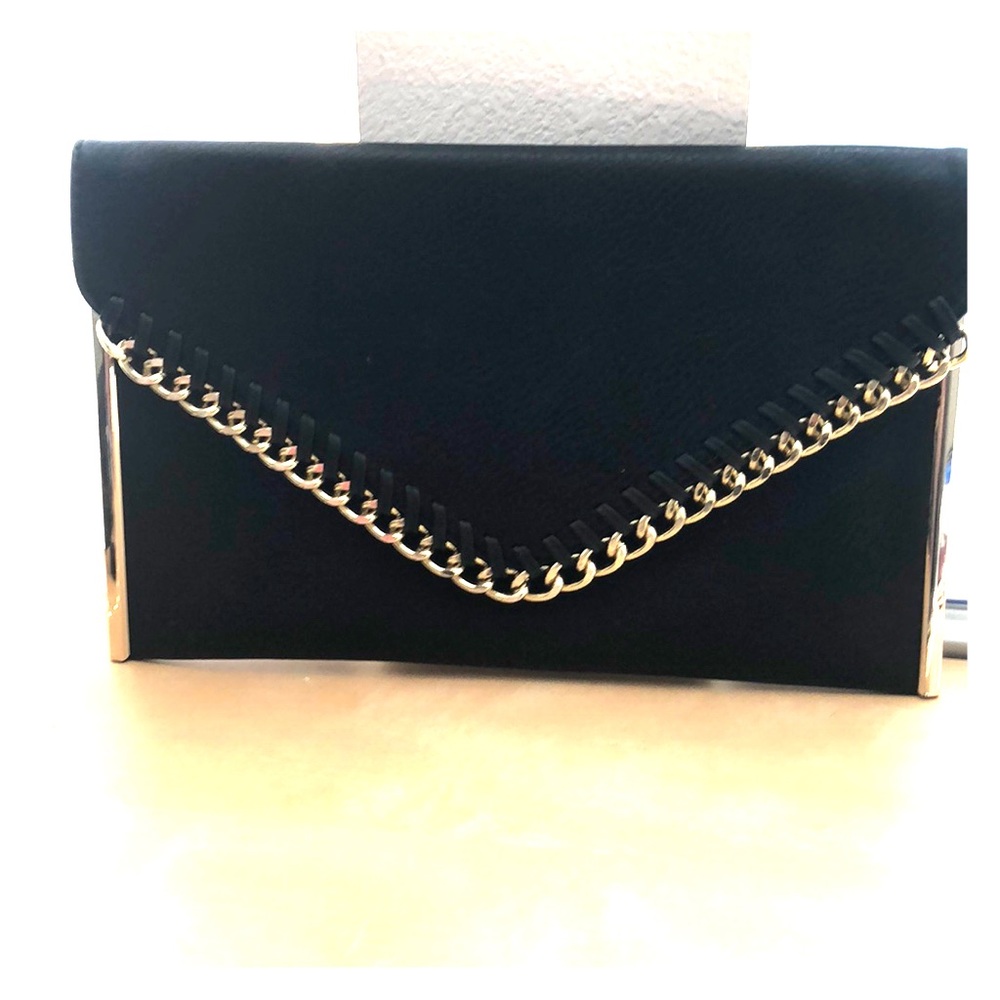JUSTFAB Envelope Chain Clutch